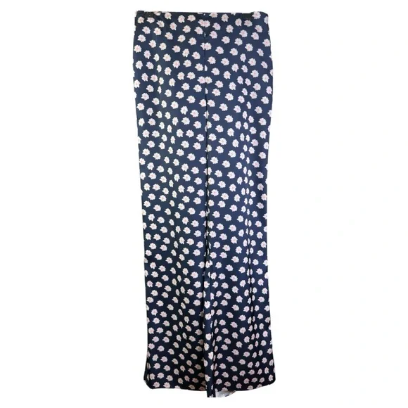 SACHIN & BABI NNWT LANA PANT Navy and Pink Pattern SZ 4 - Picture 4 of 11